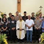 AHY Salurkan Bantuan Paskah di Gereja Santo Andreas, Dana dari Lelang Lukisan SBY Rp6,5 Miliar