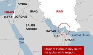 Blokade Iran dan AS Membuat Lalu Lintas di Selat Hormuz Hampir Henti