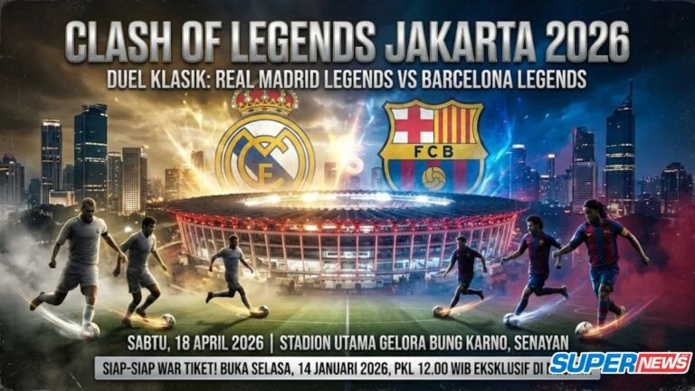Clash of Legends Jakarta 2026 Bikin Geger GBK: Kluivert Kembali, Ronaldo Bernostalgia!