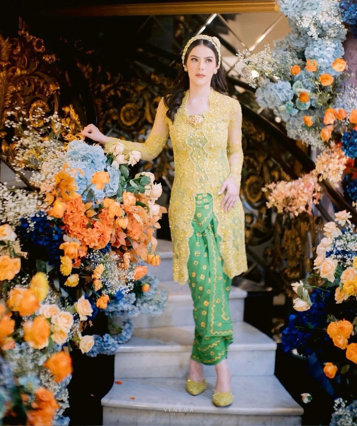 Didiet Maulana Ciptakan Busana Regency Megah di Pernikahan El Rumi, Simbol Elegansi yang Menggugah