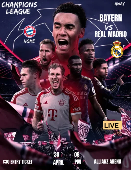Drama Bayern vs Real Madrid di Champions League: Denda, Peringatan, dan Pergeseran Peringkat UEFA