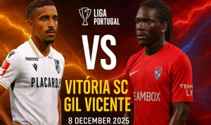 Drama di Vila do Conde: Gil Vicente vs Guimarães, Kekalahan 0-1 yang Mengancam Posisi Lima Besar