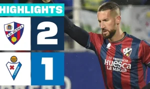 Eibar Kalahkan Huesca 2-1, Mendekatkan Posisi Promosi LaLiga Hypermotion