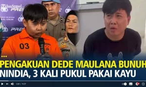 Ibunda Nindia Novrin Geger di PN Jambi, Dede Maulana Divonis 19 Tahun Penjara