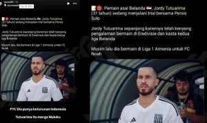 Jordy Tutuarima Buka Suara: Gaji Tertunda di Persis Solo, Kini Mengincar Panggilan Timnas