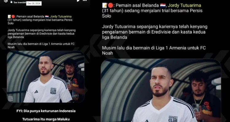 Jordy Tutuarima Buka Suara: Gaji Tertunda di Persis Solo, Kini Mengincar Panggilan Timnas