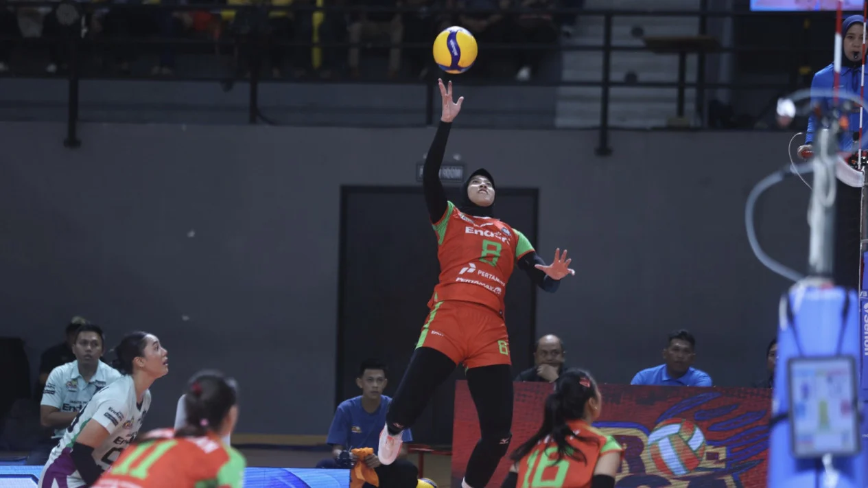 Megawati Pimpin Jakarta Pertamina Enduro Kalahkan Gresik Phonska di Grand Final Proliga 2026 Leg 1