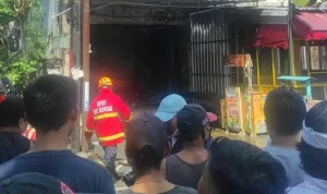 Moge Terbakar di Denpasar Saat Dipanaskan, Video Viral Pecah Kejadian Bentrok di Pemogan