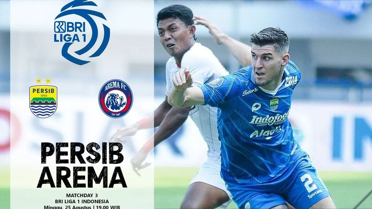 Persib vs Arema: Momentum Pangeran Biru Usung Misi Kembali ke Jalur Kemenangan di GBLA