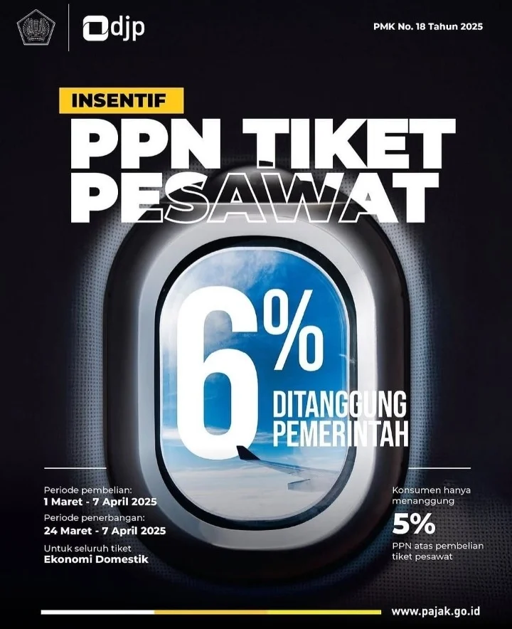 PPN tiket pesawat Gratis Selama 60 Hari: Pemerintah Redam Harga Avtur, Warga Dapat Tiket Lebih Murah