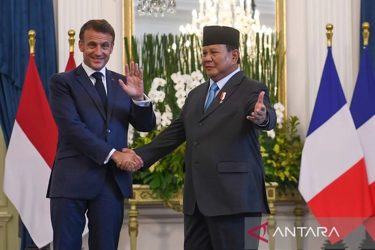 Prabowo Subianto Bertemu Emmanuel Macron di Paris, Bahas Alutsista dan Energi Bersih