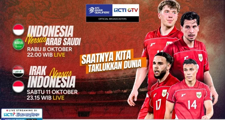 RCTI Live: Jadwal Lengkap Siaran Malam Ini, Timnas U-17 vs Qatar dan Program Unggulan Lainnya