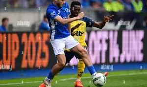 Zakaria El Ouahdi Goyang KRC Genk ke Puncak Playoff Eropa Belgia dengan Gol dan Assist