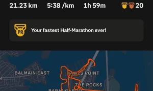 Acha Septriasa Debut di Sydney Half Marathon dengan Waktu di Bawah 2 Jam