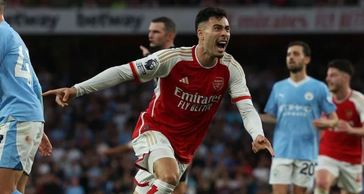 Arsenal Memimpin Liga Inggris dengan Keunggulan 5 Poin, Manchester City Gagal Menyusul di Laga Krusial