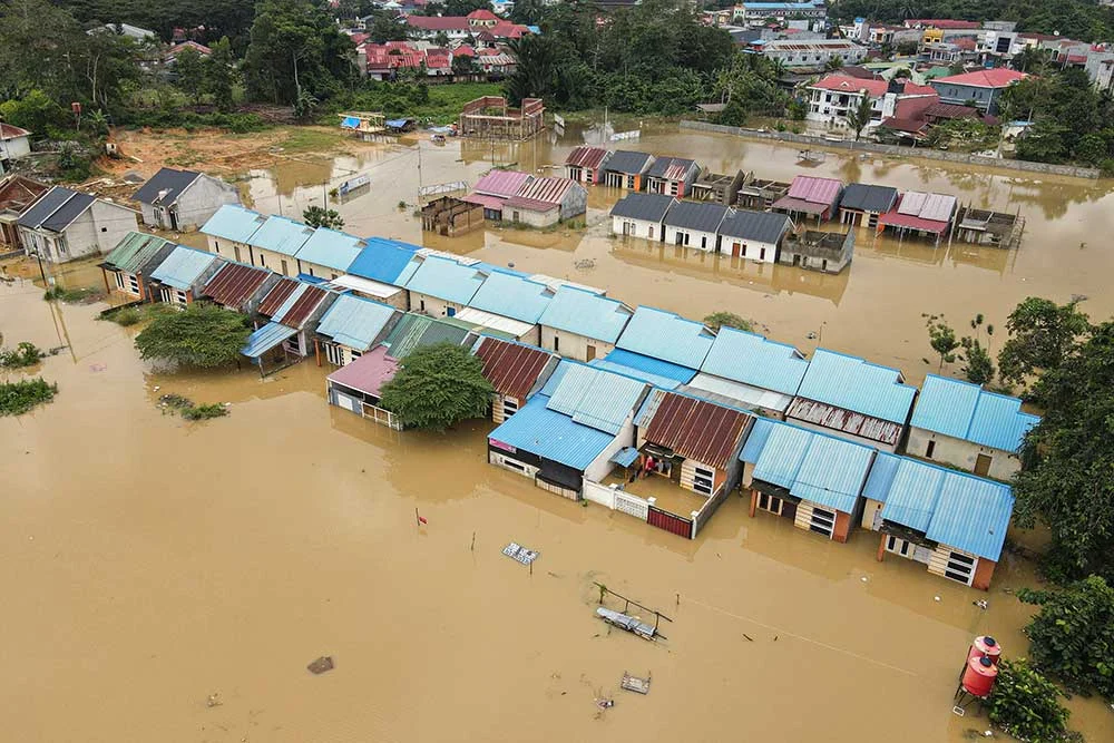 Banjir Melanda Kendari dan Kutai Barat, Ribuan Rumah Terendam