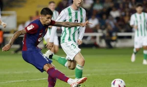 Barcelona Menang 3-1 Atas Real Betis, João Cancelo Cetak Gol Spektakuler