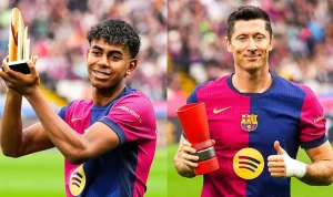 Barcelona Raih Rekor Sempurna di Kandang, Raphinha dan Lewandowski Jadi Pahlawan