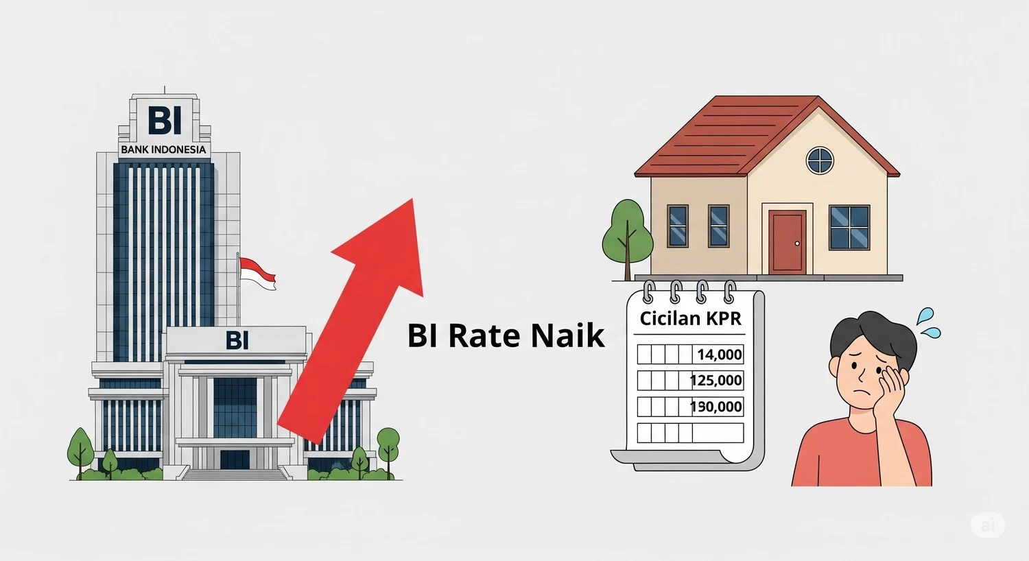 BI Rate Naik 5,25 Persen, Bagaimana Dampaknya pada KPR dan Ekonomi?