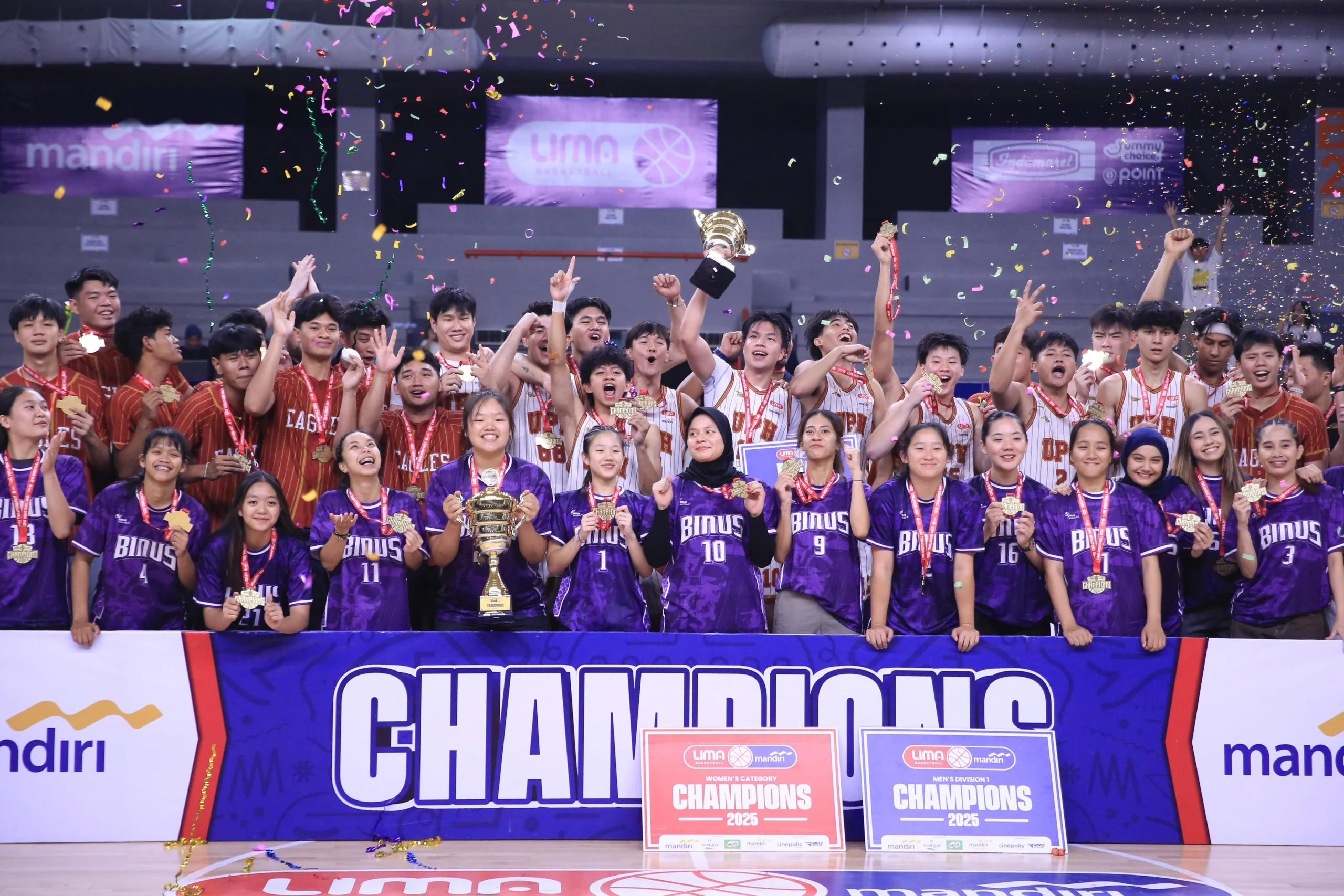 Binus dan UPH Berbagi Gelar Juara di Campus League 2026 Basketball Regional Jakarta
