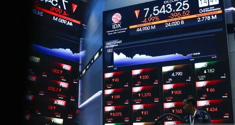 Darma Henwa Turun 5,71% Sebelum Libur Iduladha, IHSG Melemah 1,23%