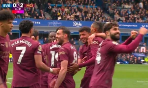 Drama 6 Gol di Goodison Park: Everton vs Manchester City Berakhir Imbang 3-3