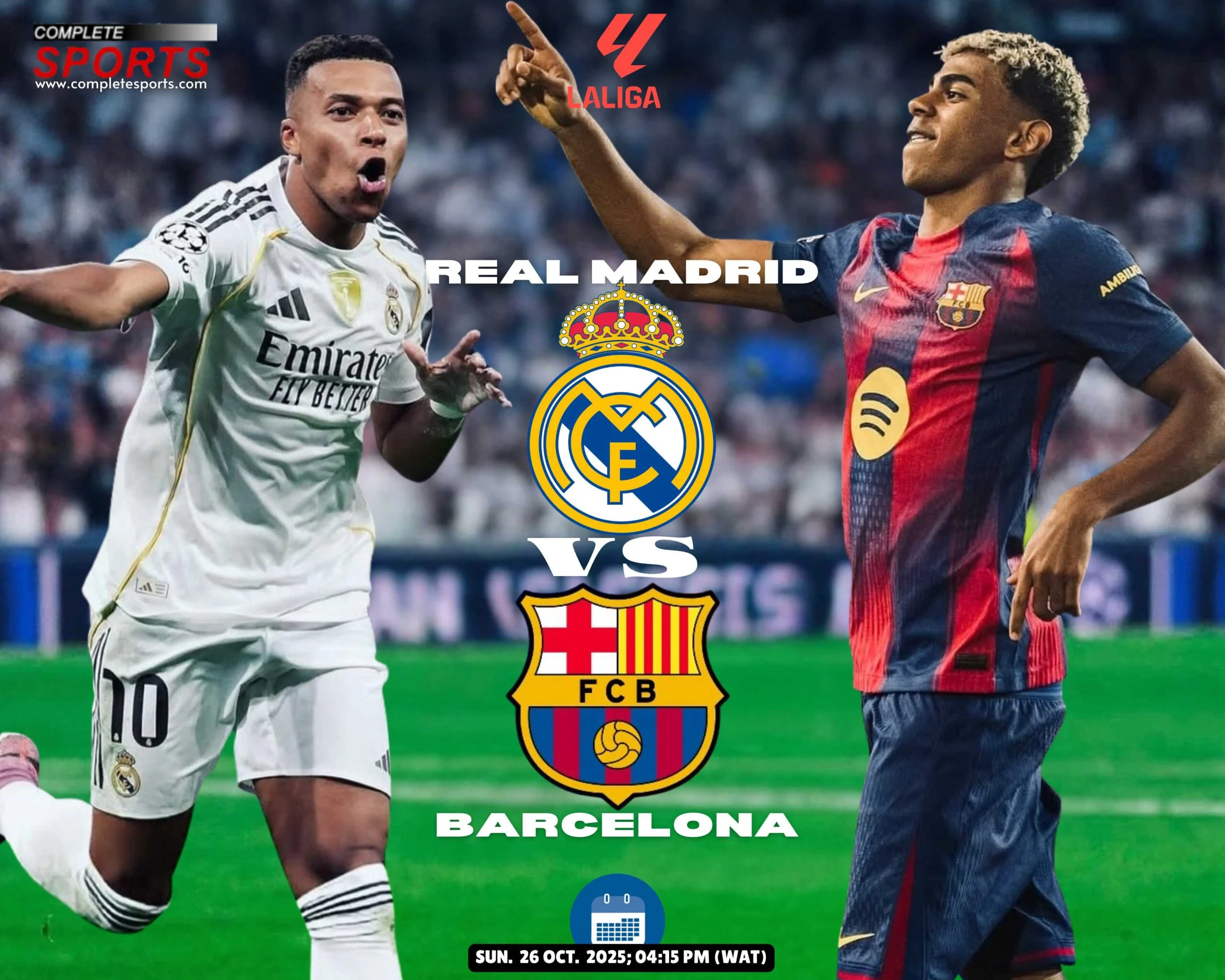 El Clasico: Barcelona Siap Lawan Real Madrid untuk Gelar Juara La Liga