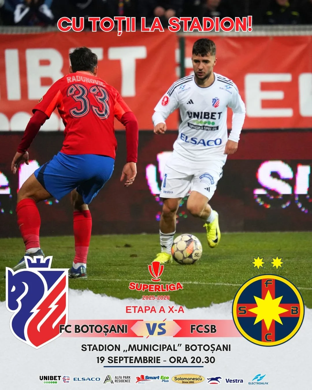 FCSB Siap Menghadapi Botoșani di SuperLiga României