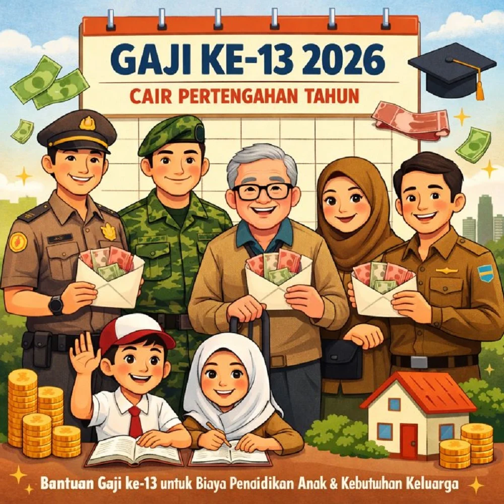 Gaji ke-13 Pensiunan 2026: Informasi Terbaru dan Besaran Pembayaran