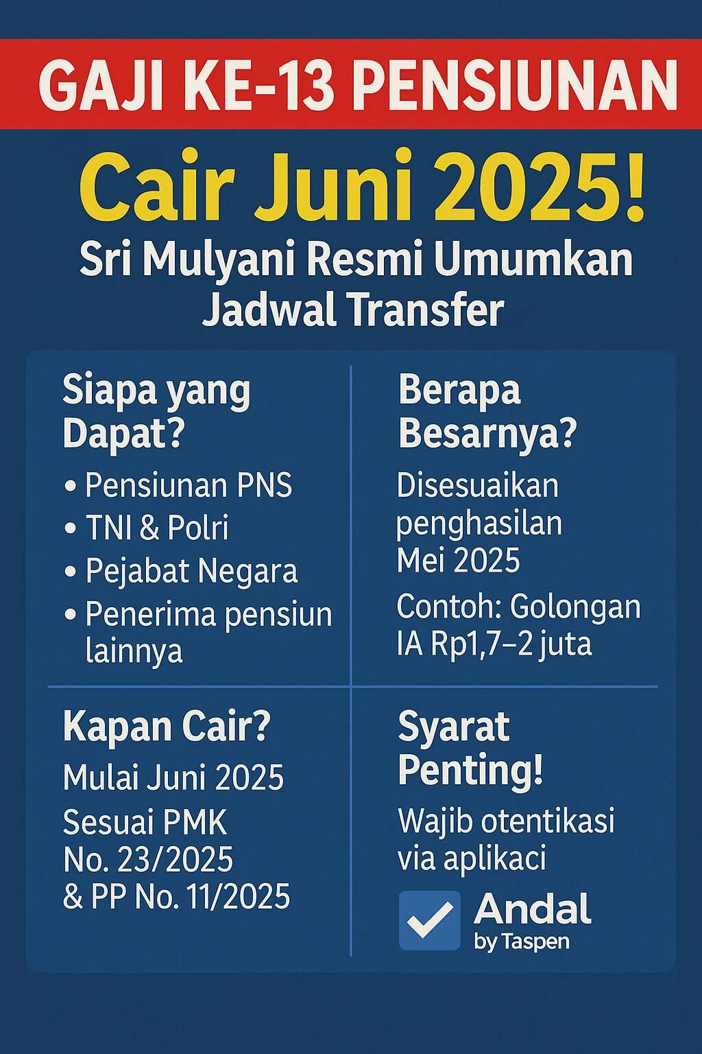 Gaji ke-13 PNS Cair Juni 2025, Ini Rincian dan Jumlah Penerima