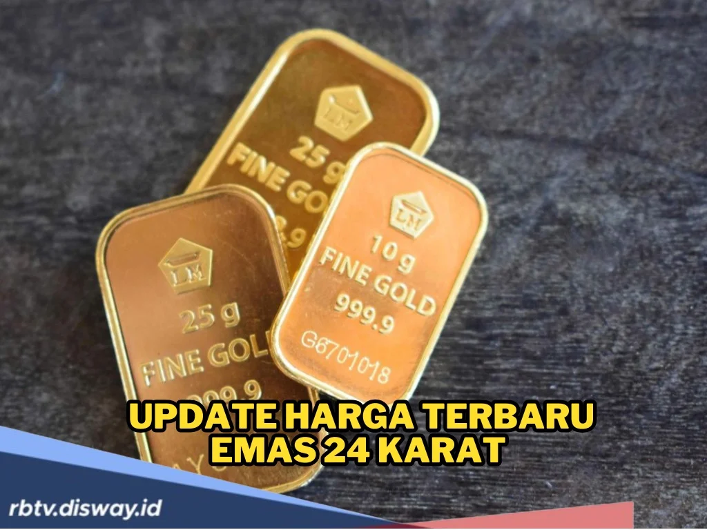 Harga Emas Antam Hari Ini Turun, Cek Daftar Lengkap Harga Emas 24 Karat