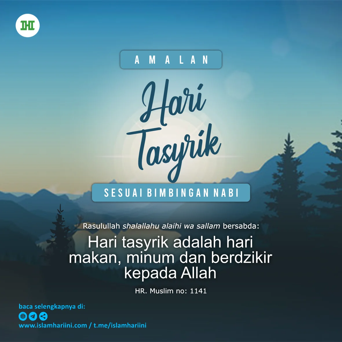 Hari Tasyrik: Mengenal Keutamaan dan Amalan di Tanggal 11-13 Dzulhijjah