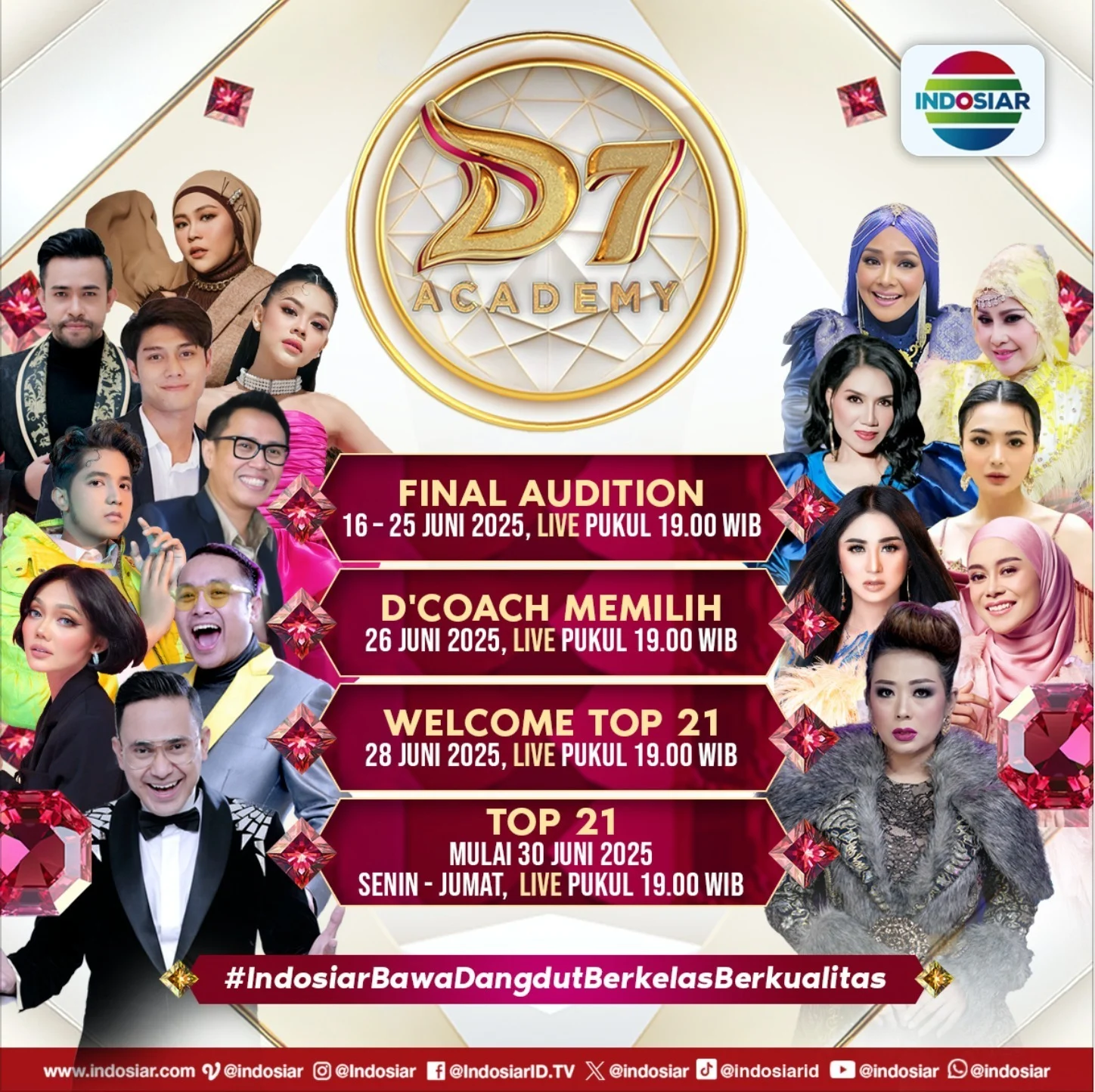 Indosiar Kembali Menghadirkan D’Academy 8, Audisi Menyapa Jakarta