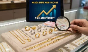 Inflasi April 2026 Turun 0,13 %; Harga Emas Perhiasan Kembali Menurun Usai Reli 30 Bulan