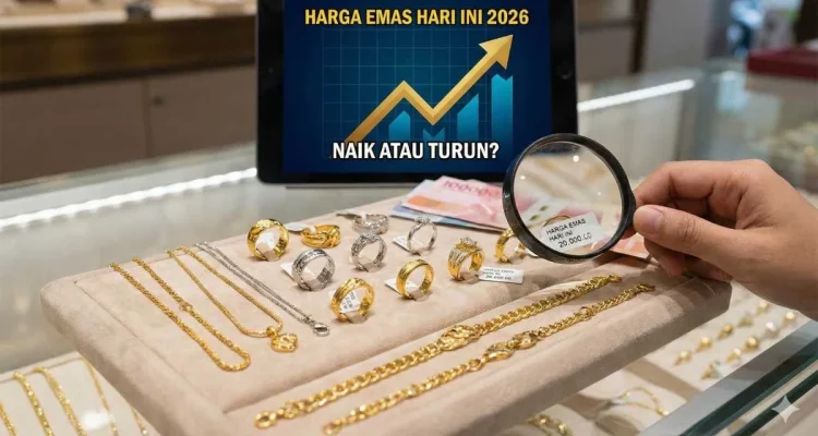 Inflasi April 2026 Turun 0,13 %; Harga Emas Perhiasan Kembali Menurun Usai Reli 30 Bulan