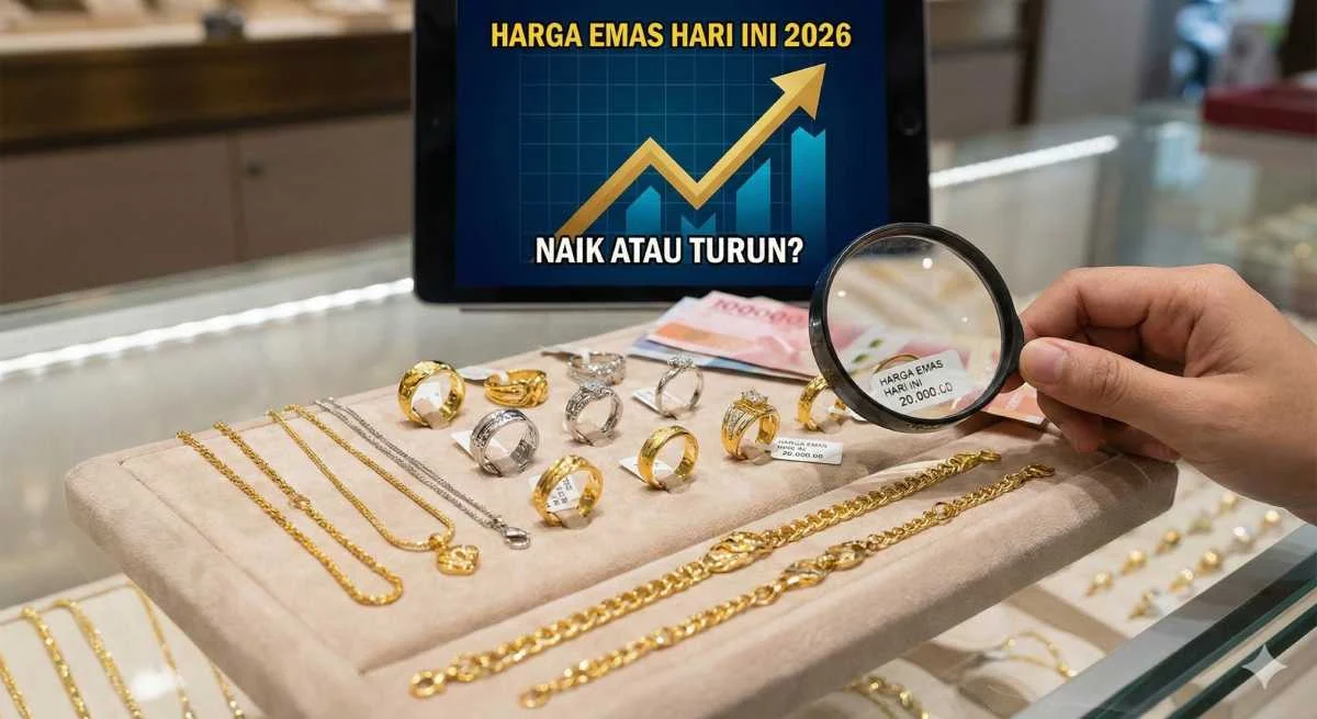 Inflasi April 2026 Turun 0,13 %; Harga Emas Perhiasan Kembali Menurun Usai Reli 30 Bulan