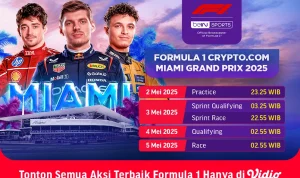 Jadwal F1 Miami Diguncang: Balapan Dipercepat, Antonelli Pole, dan Cara Tonton Gratis di Apple TV+