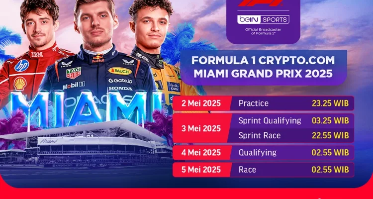 Jadwal F1 Miami Diguncang: Balapan Dipercepat, Antonelli Pole, dan Cara Tonton Gratis di Apple TV+