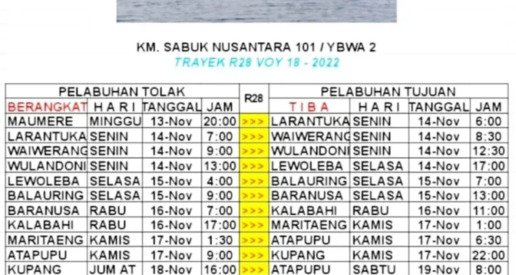 Jadwal Kapal Pelni Mei 2026 dan Insiden Kapal Sabuk Nusantara di Banda Neira: Apa yang Perlu Anda Tahu