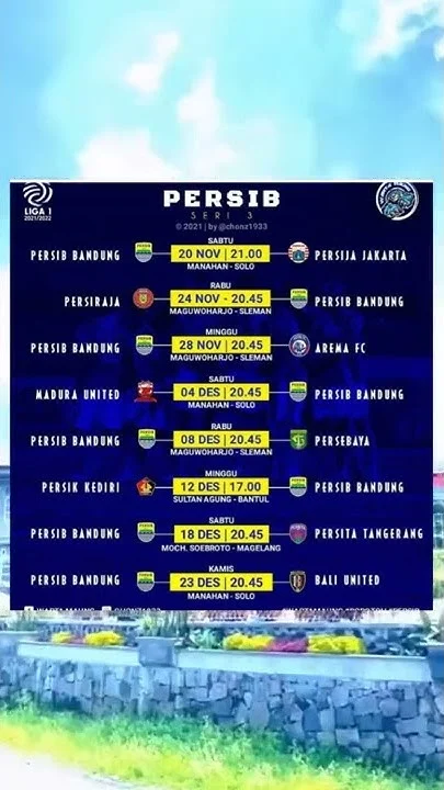 Jadwal Persib Main di Sumpah Pemuda: Siaran, Statistik, dan Dampak pada Klasemen