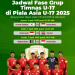 Jadwal Timnas Indonesia U-17 di Piala Asia 2026: Tantangan Grup B yang Mematikan