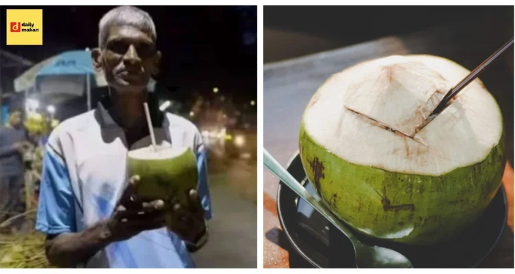 Kebiasaan Unik Tukang Ojek di Jombang: Makan Kelapa Setiap Hari