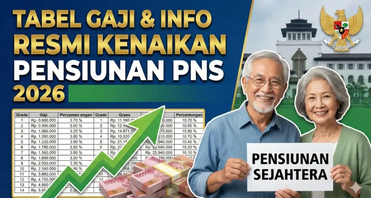 Kenaikan Gaji PNS 2026 dan Pencairan Gaji ke-13 Pensiunan: Apa yang Perlu Diketahui