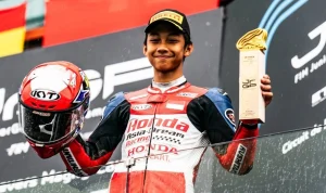 Kiandra Ramadhipa Mencuri Perhatian di Moto3 Junior World Championship 2026