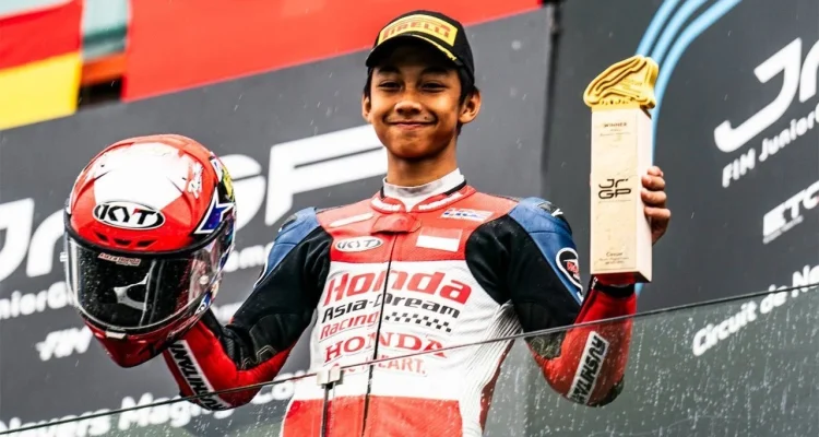 Kiandra Ramadhipa Mencuri Perhatian di Moto3 Junior World Championship 2026