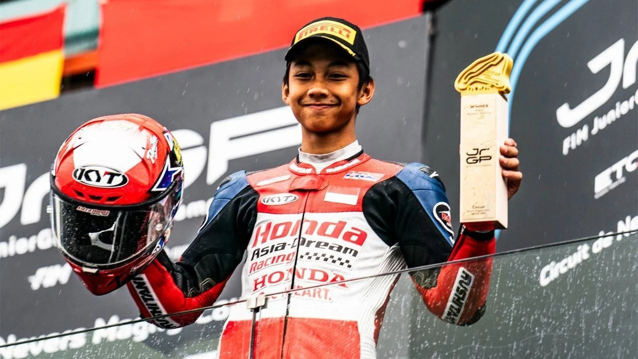 Kiandra Ramadhipa Mencuri Perhatian di Moto3 Junior World Championship 2026