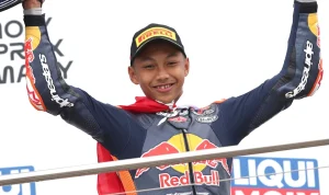 Kiandra Ramadhipa Tampil Memukau di Red Bull MotoGP Rookies Cup 2026