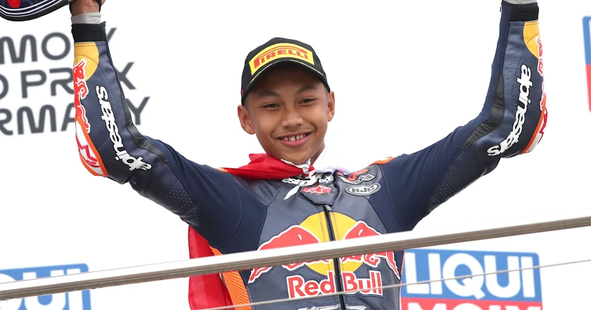 Kiandra Ramadhipa Tampil Memukau di Red Bull MotoGP Rookies Cup 2026