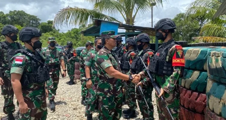 Komando Gabungan Wilayah Pertahanan III Berhasil Sita Senjata dan Amunisi Milik OPM di Papua