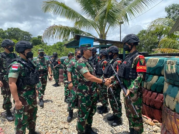 Komando Gabungan Wilayah Pertahanan III Berhasil Sita Senjata dan Amunisi Milik OPM di Papua